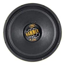 Woofer 15 Eros E15 Hammer 7.2k 3600 W Rms 4 Ohms 15 Pol 7.2 Cor Preto Foto  mini 1