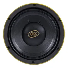Woofer Eros Médio Grave 8 E408 Pro 400 Watts Rms 8 Ohms Cor Amarelo Foto mini  3