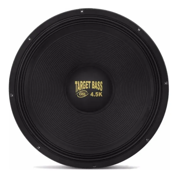 Woofer Eros Target Bass 4.5k 18 Polegadas 2250w Rms 4 Ohms Cor Preto Foto 1