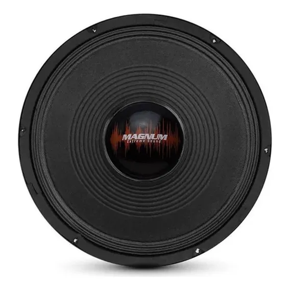 Woofer Magnum 15 Polegadas 250w Rms Alto Falante Susp Tecido Cor Preto Foto 1