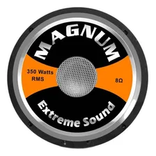 Woofer Magnum 8 Polegadas 350w Rms Alto Falante Medio 8ohms Cor Preto Foto mini 2