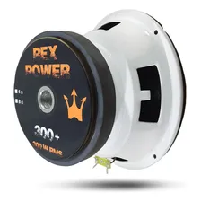 Woofer Mèdio Grave 8 Polegadas 300w Rms Rex 300+ Branco Cor Preto Foto mini 4