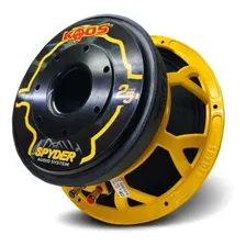 Woofer Spyder Kaos 2.5k 1250w Rms 2500 8 Ohms Kaos 2.5 Cor Preto Foto  mini 1