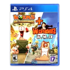 Worms Battleground+worms W.m.d Ps4 - Físico Foto  mini 1
