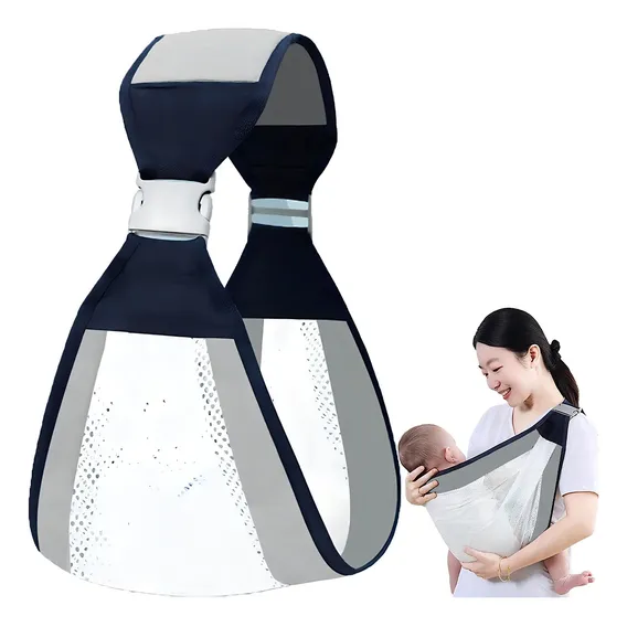 Wrap Sling Canguru Para Bebes Com Alça Segura Facil Vestir Foto 1