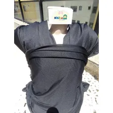 Wrap Sling Malha Dryfit - Poliamida Preto Foto mini  2