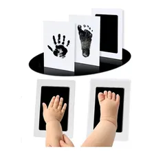 X1 Quadro Handprint Bebes Pets Lembrança Presente Foto mini 1