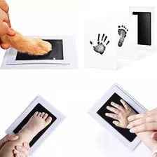 X1 Quadro Handprint Bebes Pets Lembrança Presente Foto mini 2