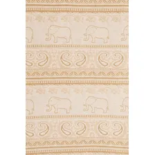 Xale Manta Sofá Jacquard Indiano Bege 3,00mx1,40m Foto mini 3