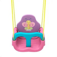 Xalingo Balanço Infantil Com Cinto De Segurança Encosto Regulável Cor Rosa Foto mini 4