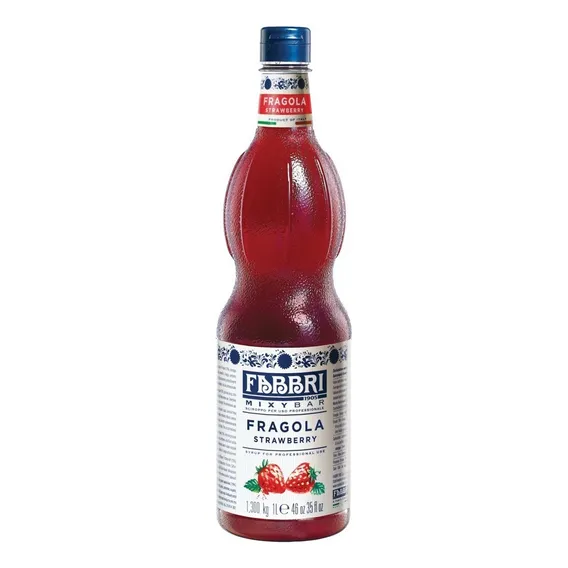 Xarope Fragola Morango Mixybar Fabbri 1litro Foto 1