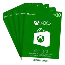 Xbox Giftcard Microsoft Xbox 10 Reais Imediato Digital Foto mini 1