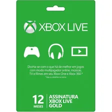 Xbox Live Gold 12 Meses - Xbox 360/one - Código 25 Dígitos Foto mini 1