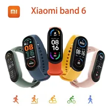 Xiaomi Mi Band 6 Rel贸gio Smartwatch Pulseira Global Foto mini 3