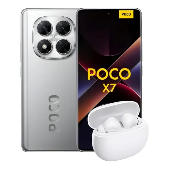 Xiaomi Poco X6 ( Esse É O 2025 Poco X7 5g 256gb 8gb Ram -) Cor Prateado Foto 1