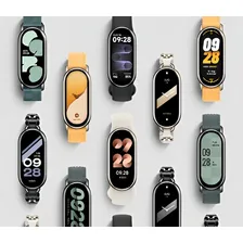 Xiaomi Smart Band Mi Band 8 + 1 Pulseira + 2 Películas Caixa Preta Pulseira Silver | Arco-íris 2 Foto mini 4