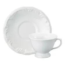 XĂcara ChĂĄ Com Pires Em Porcelana Schmidt Pomerode 200ml Foto mini 2