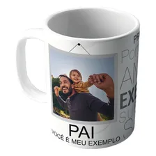 Xícara Porcelana Para Pai Foto Personalizada Dia Dos Pais Foto mini 3