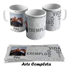 Xícara Porcelana Para Pai Foto Personalizada Dia Dos Pais Foto mini 2