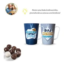 Xicara Tema Dia Dos Pais Kit 10 Pçs Variadas De Plastico Foto mini 3