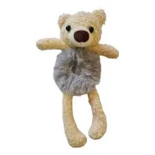 Xuxinha Elástico Pelúcia Bichinho Urso Cinza Infantil Foto  mini 1
