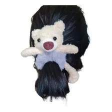 Xuxinha Elástico Pelúcia Bichinho Urso Cinza Infantil Foto mini  3