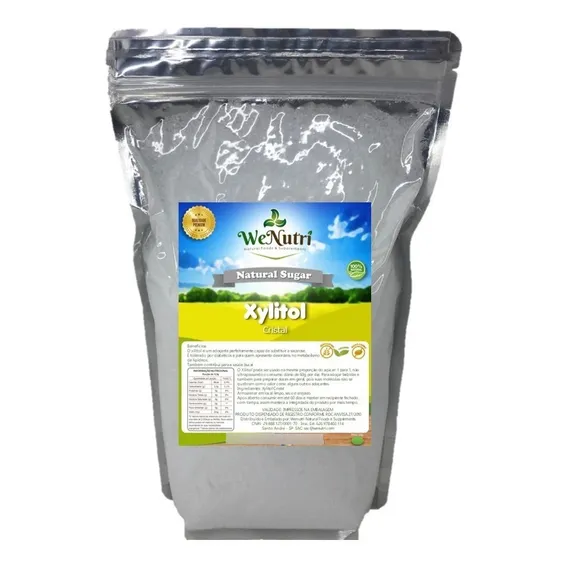 Xylitol Xilitol Cristal 500g Wenutri Com Nota Fiscal Full Foto 1