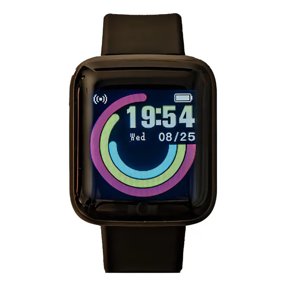 Y68 Smartwatch Smartwatch preto Foto 1