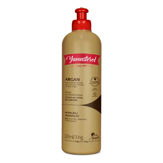 Yamasterol Creme Multifuncional Com Óleo De Argan 320g Yamá Foto 1