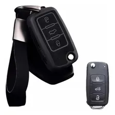 Yaoke Capa Chave + Chaveiro 3 Botões Vw Up Gol Saveiro Foto mini 1