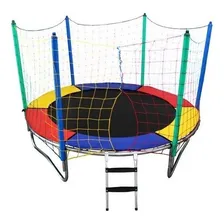 Yeladim Pula Pula Colorido Cama Elástica 2,44m Infantil Trampolim Foto  mini 1