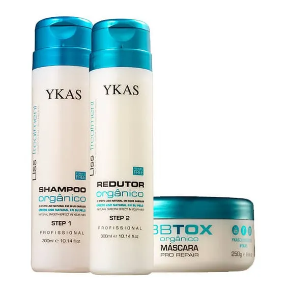 Ykas Orgânico Kit Trio Progressiva E Botox Pequeno Foto 1