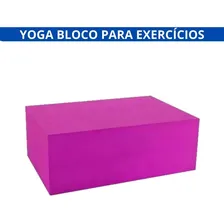 Yoga Bloco Tijolo De Pilates Funcional Em Eva Alongamentos Cor Yoga Bloco Rosa Foto  mini 1