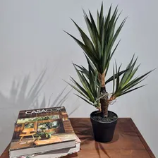 Yucca Artificial 60cm Com 4 Galhos - Agave Dracena Planta Cor Verde Foto mini 4