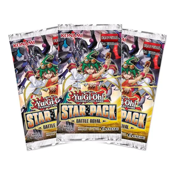 Yugioh Combo 10 Booster Pacote Estelar Batalha Real Yuya Foto 1