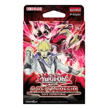 Yugioh Deck Estrutural Rei Carmesim Cartas Português Konami Foto mini 3