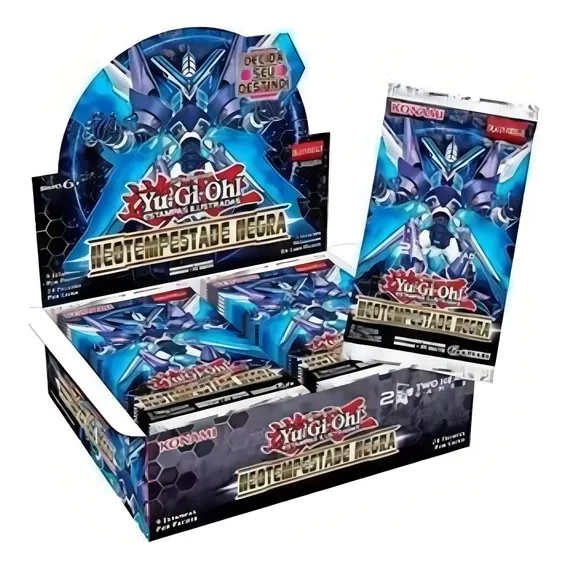 Yugioh Neotempestade Negra 24 Booster Portugues Foto 1
