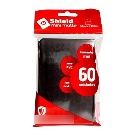 Yugioh Ultimate Pro Sleeve Shield Protector Preto Com 60 Uni Foto 1