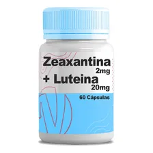 Zeaxantina 2mg + Luteína 20mg 60 Cápsulas Sabor Sem Sabor Foto mini 1