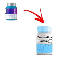 Zeaxantina 2mg + Luteína 20mg 60 Cápsulas Sabor Sem Sabor Foto mini 2