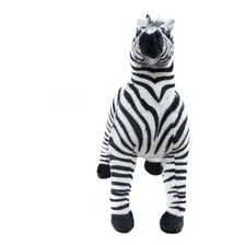 Zebra Realista Em PĂ© 42cm - PelĂșcia Foto mini 2