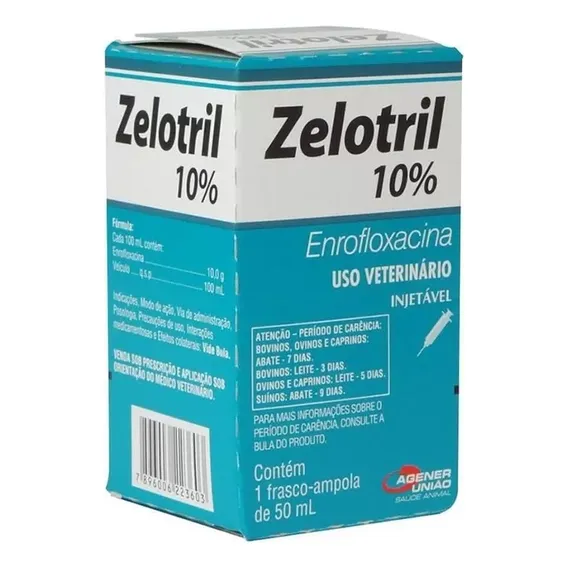 Zelotril 10% 100mg/ml (50ml) 1frasco (agener) Foto 1