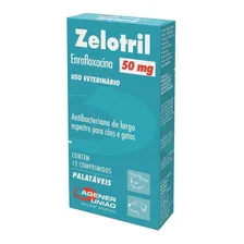 Zelotril 50mg Para Cães E Gatos C/ 12 Comprimidos - Agener Foto  mini 1