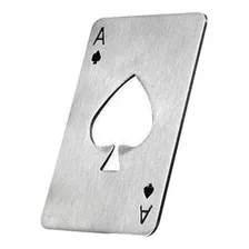 Zem Carta Baralho abridor garrafas ás luxo aço inox 30 unidades Foto mini  2