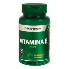 Zinco Com Vitamina E 60 Cáps 250mg Softgel Macrophytus Sabor Sem sabor Foto mini 1
