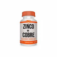 Zinco Quelato 15mg + Cobre Quelato 1mg - 60 Cápsulas Sabor Sem Sabor Foto  mini 1