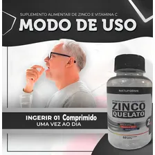 Zinco Quelato Puro 60 Caps 1000mg - Retarda O Envelhecimento Foto mini 4
