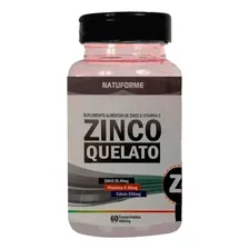 Zinco Quelato Puro 60 Caps 1000mg - Retarda O Envelhecimento Foto mini  2