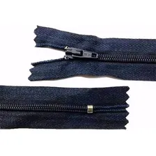 ZĂper Ziper Preto ZĂper Fixo, ZĂper Comum De 40cm X 22mm Preto - Kit De 100 Unidades Foto mini 1