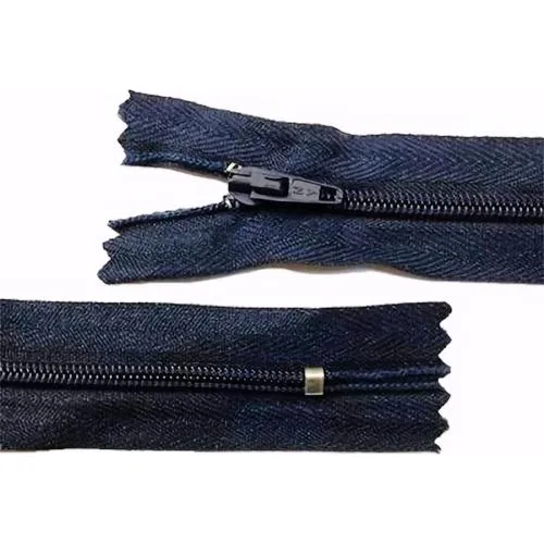 ZĂper Ziper Preto ZĂper Fixo, ZĂper Comum De 40cm X 22mm Preto - Kit De 100 Unidades Foto 1